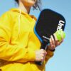 Pickleball Paddles,Carbon Fiber Pickleball Paddle Set of 2, Thermoformed Pickle Ball Rackets for Power & Spin, Lightweight Pickle Ball Paddle