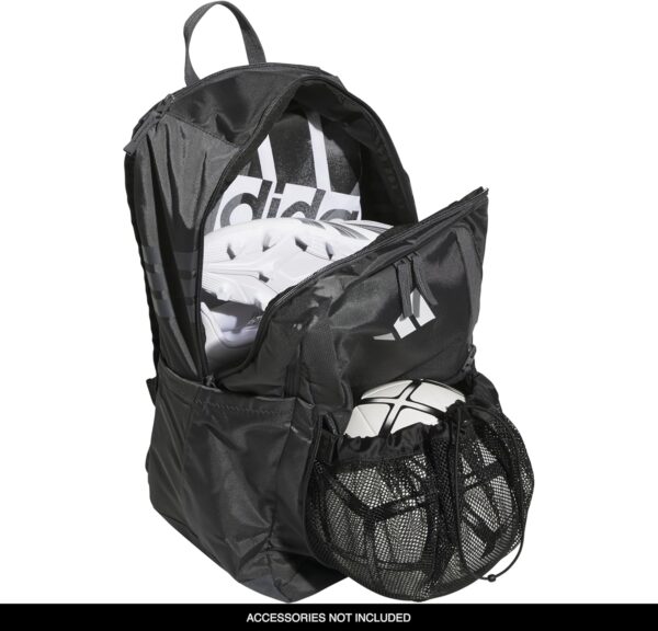 adidas Stadium Team Sports Backpack for Men and Women (36l) Durable Athletic Laptop Bag, Dark Grey/4.0, One Size