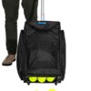 Franklin Sports Portable Pickleball Hopper Bag + Caddy - Pickleball Ball Retriever + Storage Bag - 100 Ball Rolling Hopper Basket for Balls - Training Equipment + Accessory