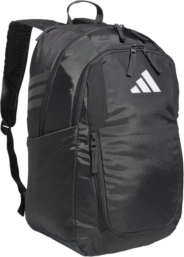 adidas Stadium Team Sports Backpack for Men and Women (36l) Durable Athletic Laptop Bag, Dark Grey/4.0, One Size