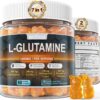 L-Glutamine 1000mg Exercise Gummies — Promotes Muscle Recovery and Growth, Enhances Performance. With Beta-Alanine, BCAAs, Magnesium Glycinate, Potassium, Sodium, Ashwagandha,Extra Chewy,2 PACK