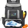 Pickleball Bag, Pickleball Backpack for Women Men - Fits 2 to 4 Paddles with Shoe Compartment & Fence Hook