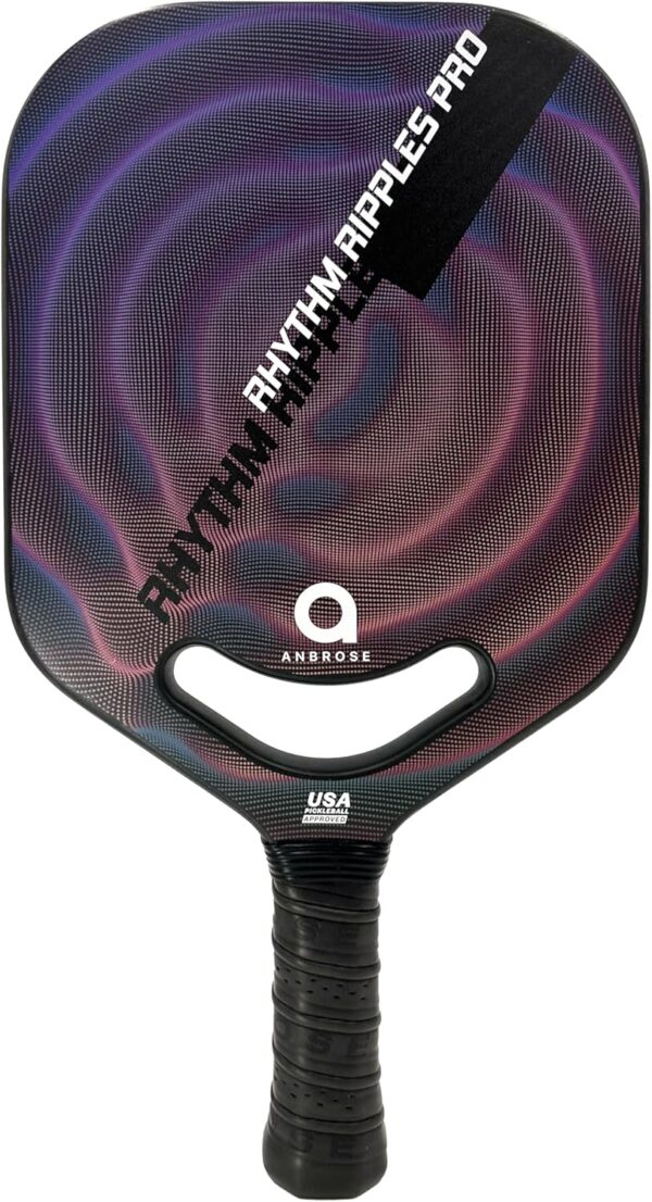 A. Anbrose RRP Edgeless Pickleball Paddle | USAPA Approved | T700 3K Carbon Fiber Face | 19.6mm Polypropylene Honeycomb Core | Aerodynamic Cutout | Ideal for Adults
