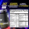 EFX Sports Vita Drive | Multivitamin Formulated for Athletes | Complex of Vitamins, Minerals, Micronutrients, & Antioxidants | 30 Servings, 120 Capsules