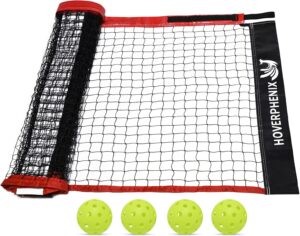 Pickleball Replacement Net 22ft x 3ft for Indoor or Outdoor Fits for Most Free-Standing Pickle Ball Frame Come with 4 Outdoor Pickle Balls (Net Only)