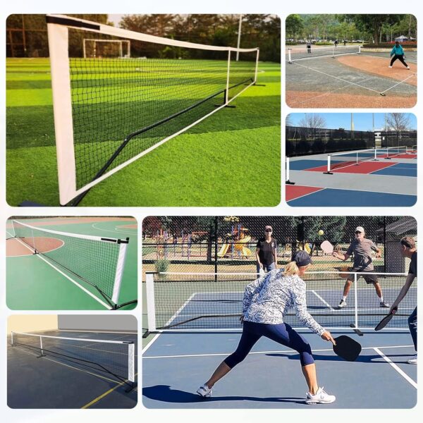 TOBWOLF 22x3ft Pickleball Net, Official Regulation Size for Indoor/Outdoor Play