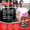 Creatine for Men & Women Creatine Monohydrate Gummies, Creatine Monohydrate per Serving with Taurine & Vitamin B12, Pre-Workout for Max Strength, Energy & Endurance - 2 Pack