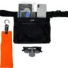 Ball Holder for Pickleball Tennis Golf - Adjustable waist with Towel Hook Peg Accessories Space