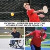 Pickleball Suction Cup Ball Retriever for Paddle - Easy Ball Pickup - Silicone Picker Upper Grabber - Essential Accessories for Pickleball Players