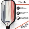 Franklin Sports Pro Pickleball Paddles - Signature Series Pro Pickleball Paddle with MaxGrit Surface - USA Pickleball (USAPA) Approved Tournament Pickleball Paddles - 13mm + 16mm Polypropylene Cores