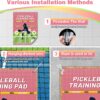 Dink Master Pickleball Practice Pad - Reusable Training Pad for Indoor & Outdoor Dink Training