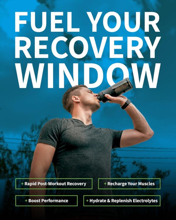 SSP Post-Workout Recovery Powder - Whey Protein Hydrolysate & BCAA Drink - BSCG Standard Sports Supplement - Raspberry Lemonade Flavored Nutrition