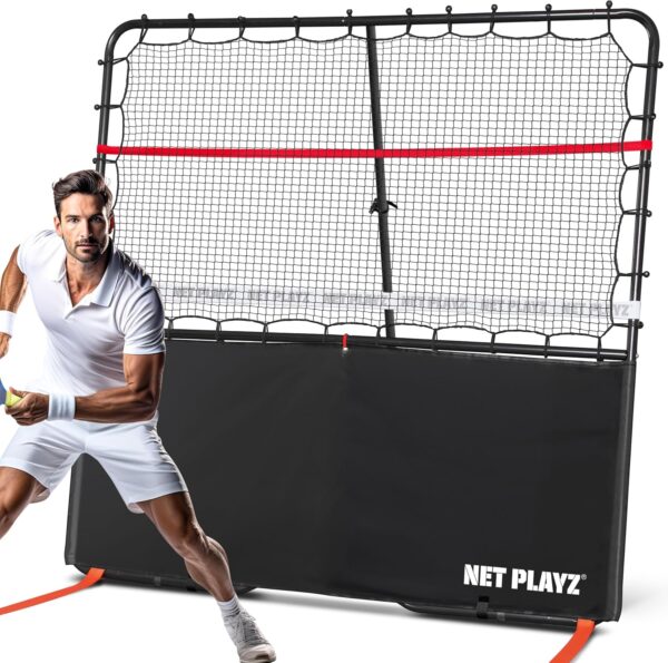 Pickleball Rebounder Training Aid, Adjustable Angle Easy Setup & Storage - Perfect Your Forehands Backhands Dinks Volleys Accuracy Coordination Kitchen Control, Designed for Pickleball