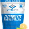 Vitalyte Electrolyte Powder (35 oz, 40 Servings Per Container)-Isotonic Drink Mix for Hydration, Energy & Recovery- Water Enhancer & Rehydration Supplement for Men, Women & Sports (Cool Citrus 2 Pack)