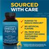Omega 3 Fish Oil Supplement for Women and Men - 2500 mg Triple Strength Fish Oil Pills with Re-Esterified Omega 3 Fatty Acids including EPA, DHA DPA - 180 Pescatarian-Friendly Softgels