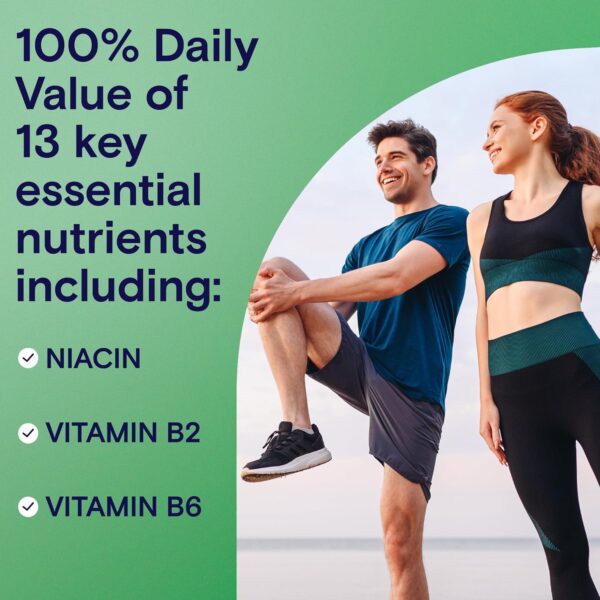 One A Day Energy Daily Essentials Multivitamin, Energy Supplement to Support Mental Alertness and Immune Health with Vitamins A C, D, E, Zinc and Caffeine, 120 Count