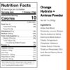 UCAN Hydrate + Aminos, Orange 20 Serving Bag, Keto, Sugar-Free Electrolyte + Muscle Recovery, Essential Electrolytes + EAAs & BCAAs, Non-GMO, Vegan, for Runners, Gym-Goers, Performance Athletes