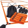 TOBWOLF Pickleball Court Marking Kit, Portable Temporary Pickleball Court Lines Markers with Tape & 8PCS Sandbags, No Measurement Required Official Size Pickleball Lines Marking Set for Outdoor Indoor