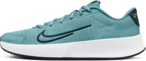 NikeCourt Vapor Lite 2 Men's Clay Tennis Shoes (DV2016-401, Denim Turquoise/Volt/Armory Navy) Size 11