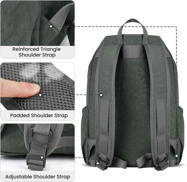 G4Free Tennis Bag, Tennis Backpack for Men & Women, Holds Tennis Pickleball Badminton Squash Rackets, Lightweight Backpack for Sports, Travel, Hiking