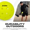 Franklin Sports X-40 Outdoor Pickleballs - Official Ball of USA Pickleball, APP Tour + Pickleball US Open - 3 Packs, 12 Packs, 36 Pickleball Buckets, 50, 100 + 400 Bulk Packs of Regulation Pickleballs