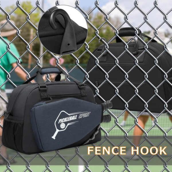 Pickleball Bags for Men & Women Pickleball Tote Bag Sports Duffle Bag w/Shoe Compartment for Paddle Racquet & Accessories