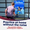 Enhance Pickleball Ninja Ball - The Original Silent Pickleball - Foam Balls for Quiet Practice - Comes with 3 Balls - Indoor or Outdoor Use