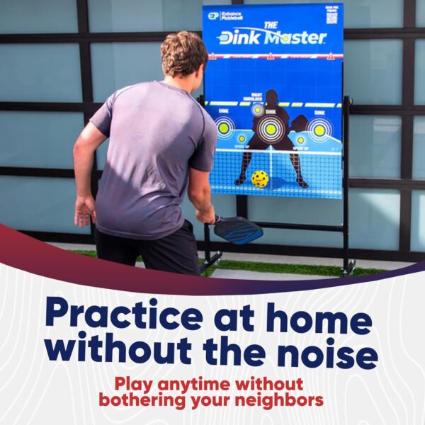 Enhance Pickleball Ninja Ball - The Original Silent Pickleball - Foam Balls for Quiet Practice - Comes with 3 Balls - Indoor or Outdoor Use