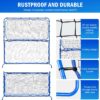 6FT Mini Pickleball Practice Net, Rebounder for Dink Volley Solo Training, Small Pickleball Net for Competitive Game, Freely Convertible Setup for Outdoor Driveway Backyard and Indoor Garage