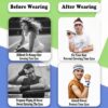 3 Pcs Pickleball Sweatband Set Men Women, Moisture Wicking Sweat Absorbent 2 Wristbands and 1 Headband for Basketball Tennis, Great Gift for Sports