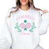 Olive Loves Apple Pickleball Queen Sweatshirt for Women and Teens Cozy Pickleball-Inspired Pullover