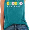 LHBNK Pickleball Tank Tops Women Pickleball Graphic Tees Shirts Summer Sleeveless Pickleball Lover Gifts