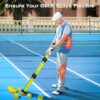 Pickleball Ball Retriever, Pickleball Picker Upper Holds 17 Balls, Pickleball Hopper with Shoulder Strap for Easy Pickup & Carrying, Detachable Pickleball Tube