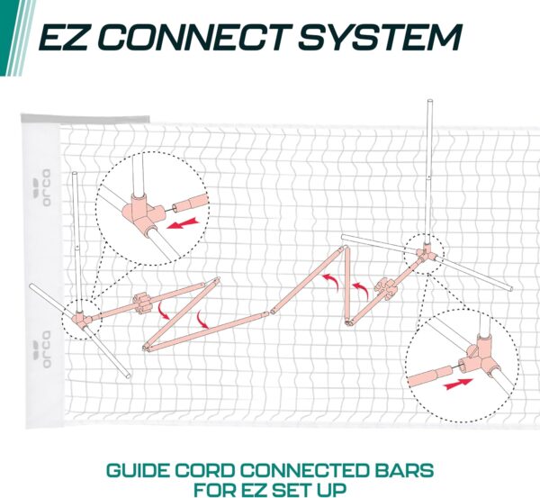 Orca Pickleball Nets Multiple Styles, Full Court and Half Court Sets, Perfect for Indoor and Outdoor Pickleball Games
