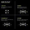 Triumph Sports 4 Square Volleyball/Badminton Combo and Pickleball Combo Accessories Included - Multiple Styles Available