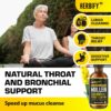 HERBIFY Mullein Drops - Lung Cleanse - Leaf Extract - Powerful Mullein for Immune Support,Detox & Respiratory Support - Made in USA - Lung Cleanse for Smoker - 4 Oz