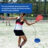 Pickleball Trainer, Match Pickleball Trainer, Match Pickleball Practice Rebounder Ball with String, Pickleball Training Aids for Outdoor Beginner
