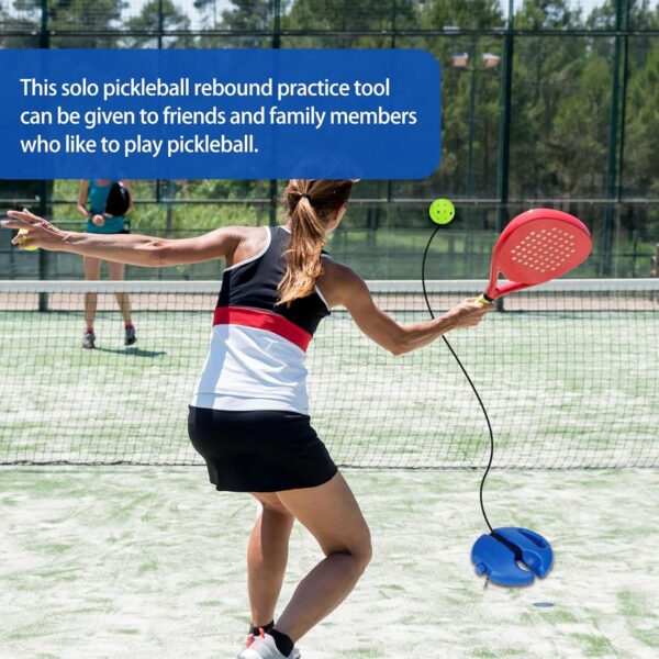 Pickleball Trainer, Match Pickleball Trainer, Match Pickleball Practice Rebounder Ball with String, Pickleball Training Aids for Outdoor Beginner