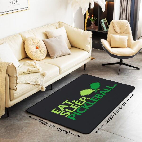 Pickleball Area Rug 3x5 Kids Pickleball Gifts Living Room Rugs for Bedroom Gifts for Pickleball Lovers Boys Girls Decorative Carpet Rug Pickleball Accessories Indoor Floor Mat Room Decor Accent Rug