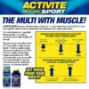 MHP Activite Sport Multi Vitamin, 25 Vitamins and Minerals, Nitric Oxide Booster, Digestive Enzymes, Antioxidants, 120 Tablets