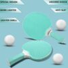 Senston Table Tennis Rackets Set, Professional Table Tennis Racket with 3 Balls, Composite Rubber Ping Pong Paddle Set