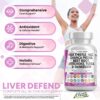 Clean Nutraceuticals Milk Thistle NAC Chanca Piedra Beet Root Artichoke Dandelion Root - Liver Cleanse Detox & Repair Supplement Plus TUDCA Choline & Ginger 60 Count