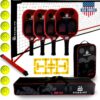 Portable Pickleball Set with Net | 4 USAPA Approved Carbon Fiber Paddles, Duffle Bag, Regulation Size Pickleball Net System, Assembly Manual, 8 Outdoor Balls, Court Marker Kit and Carry Bag