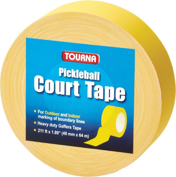 TOURNA Pickleball Court Line Tape for Outdoor and Indoor Pickleball Courts