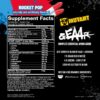 Mutant GEAAR - 9.4g of EAA Powder + Arginine, 7g BCAAs, 4g Leucine, Electrolytes, Coconut Water, No Artificial Colors or Flavors, Delicious Taste - 30 Servings - Rocket Pop - 400g
