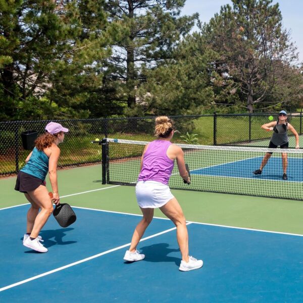 Carbon Fiber Pickleball Paddles Set,2 Pack with 2 Balls & Portable Bag - Lightweight Pickleball Paddles for Women & Men, Professional-Grade Pickleball Gifts for All Skill Levels