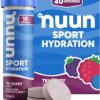 Nuun Sport Electrolyte Tablets with Magnesium, Calcium, Potassium, Chloride & Sodium, Gluten Free & Vegan, Tri-Berry, 4 Pack (40 Servings Total)