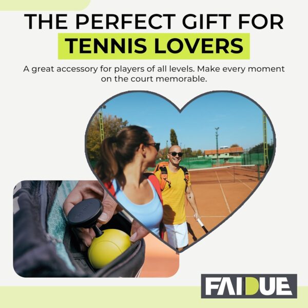 Tennis & Pickleball Fence Phone Mount - Gift Idea for Men and Women - Training Accessories for Boys and Girls - Record Stream and Relive Your Tennis Matches