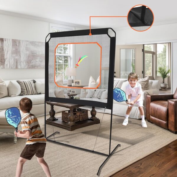 Portable Pickleball with Net - The Racket Game Combining Pickleball, Badminton, and Tennis, Competitive Outdoor & Indoor Game, Ideal for Backyard, Indoor & Outdoor Fun for Adults and Family