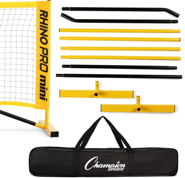 Champion Sports Adjustable Sport Net: Portable Sport Game Net for Volleyball, Tennis, Pickleball, and Badminton - Multiple Widths